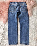 Vintage Patched Levi's: Alternate View #1