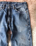 Vintage Patched Levi's: Alternate View #3