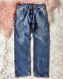 Vintage Patched Levi's: Alternate View #4