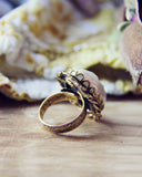 Vintage Pearl Cocktail Ring: Alternate View #2