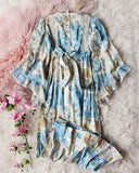 Vintage 70's Rose Maxi Dress: Alternate View #4