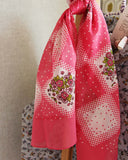 Vintage Pink Bloom Scarf: Alternate View #3