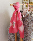 Vintage Pink Bloom Scarf: Alternate View #2