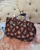 Vintage Quilted Tote: Alternate View #3