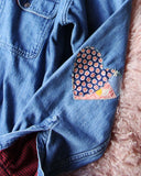 Vintage Quilted Heart Denim Top #2: Alternate View #3