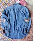 Vintage Quilted Heart Denim Top #2: Alternate View #4