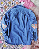 Vintage Quilted Heart Denim Top #4: Alternate View #3