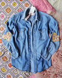 Vintage Quilted Heart Denim Top #3: Alternate View #1
