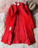Vintage Ruby Car Coat: Alternate View #4