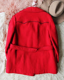Vintage Rose Pea Coat: Alternate View #3