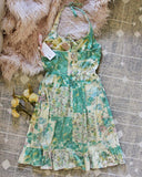 Vintage 70's Rose Vine Dress: Alternate View #4