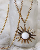 Vintage 70's Soleil Necklace: Alternate View #2