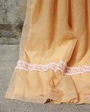 Vintage Swiss Peach Dress: Alternate View #3