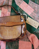 Vintage 70's Tooled Bag: Alternate View #2