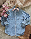 Vintage West Denim Shirt: Alternate View #2