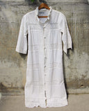 Vintage White Lace Maxi Dress: Alternate View #1