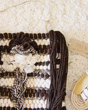 Vintage 70's Woven Wall Hanging: Alternate View #3