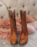Vintage Marbled Capezio Boots: Alternate View #2