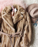 Vintage Lux 70's Faux Fur Coat: Alternate View #2