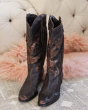 Vintage Inlaid Boots: Alternate View #2