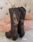 Vintage Inlaid Boots: Alternate View #3
