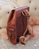Vintage Leather Backpack: Alternate View #4