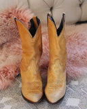 Vintage Sandstone Boots: Alternate View #2