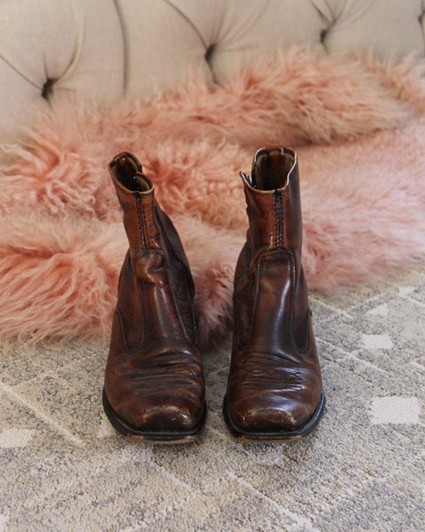 Vintage Short Boot, Rugged Vintage Leather Boots from Spool 72