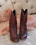 Vintage Sunrise Boots: Alternate View #2