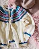 Vintage Nordic Knit Sweater: Alternate View #2