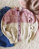 Vintage Cozy Ski Sweater: Alternate View #1