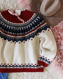 Vintage Fair Isle Knit Sweater: Alternate View #2