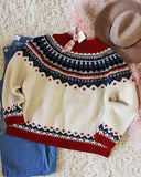 Vintage Fair Isle Knit Sweater: Alternate View #3