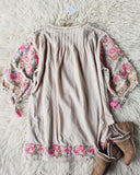 Virgo Embroidered Dress: Alternate View #3