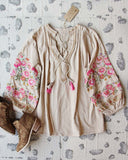 Virgo Embroidered Top: Alternate View #3