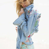 Wanderlust Embroidered Denim Top: Alternate View #3