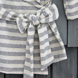 Wayfarer Stripe Hoodie in Gray: Alternate View #3