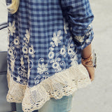 Weathered Hem Top: Alternate View #1