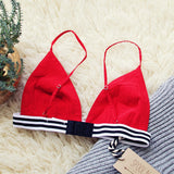 The Weekender Bra in Red: Alternate View #3