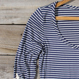 Sleepy Creek Lace Tee in Navy: Alternate View #2