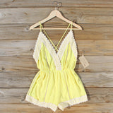 Whiskey & Rye Romper in Yellow: Alternate View #1