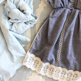 Whiskey & Rye Romper in Chambray: Alternate View #3