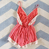 Whiskey & Rye Romper in Peony: Alternate View #4