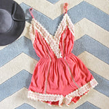 Whiskey & Rye Romper in Peony: Alternate View #1