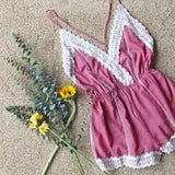 Whiskey & Rye Romper in Rose: Alternate View #2