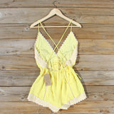 Whiskey & Rye Romper in Yellow: Alternate View #4