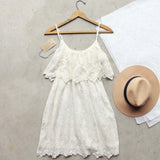 White Lilac Lace Dress: Alternate View #4