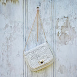 White Lilac Lace Tote: Alternate View #1