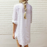 White Sage Shirt Dress: Alternate View #1