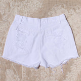 White Sands Distressed Shorts: Alternate View #4